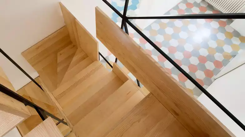 staircase design ideas A Sculptural Staircase