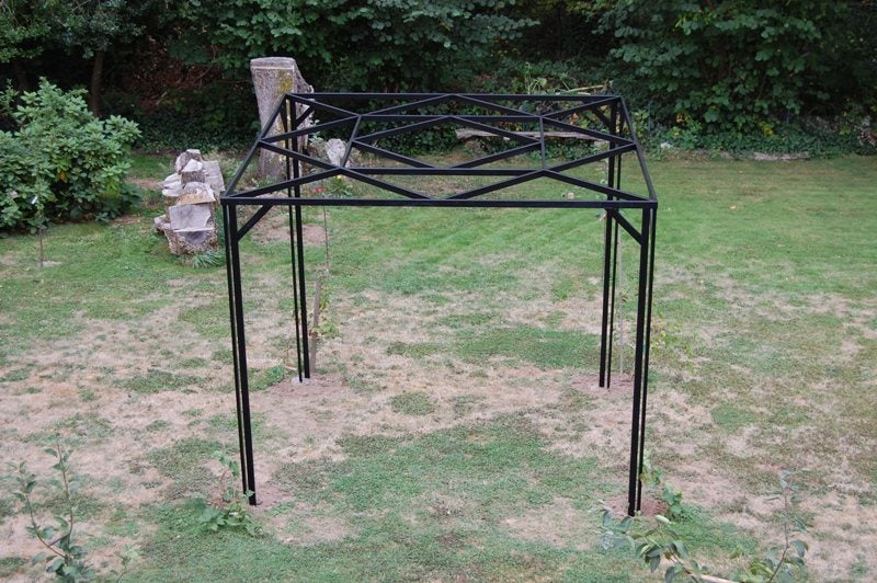 steel pergola