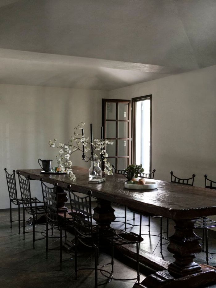 A Tuscan getaway in Sonoma dining table