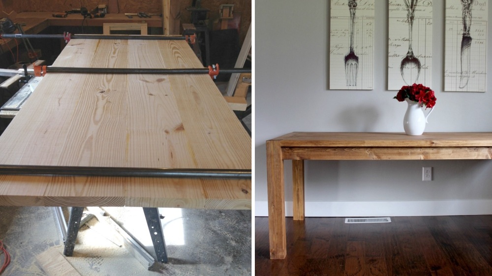 A modern farmhouse table