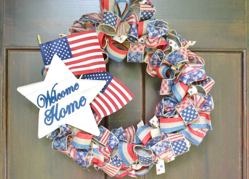 A perfect use for some patriotic ribbon