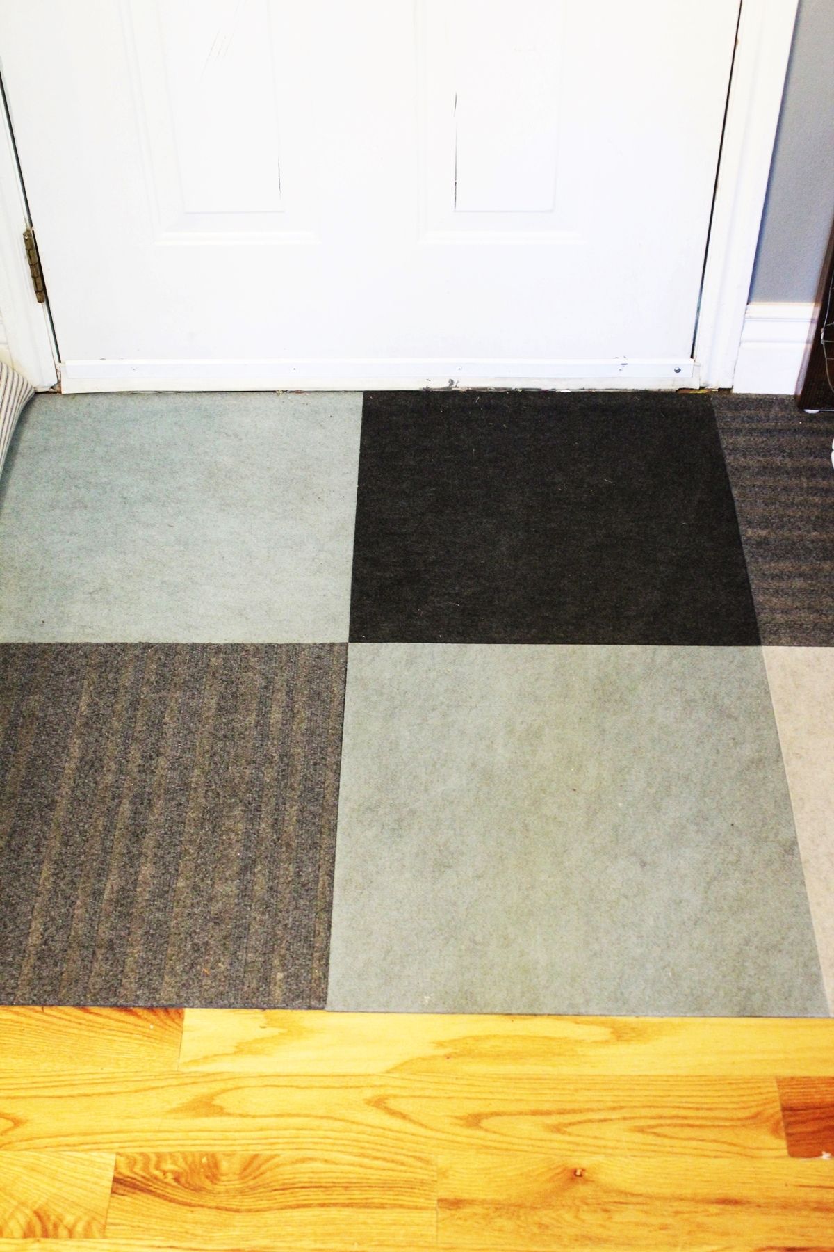 A simple rug of Flor tiles