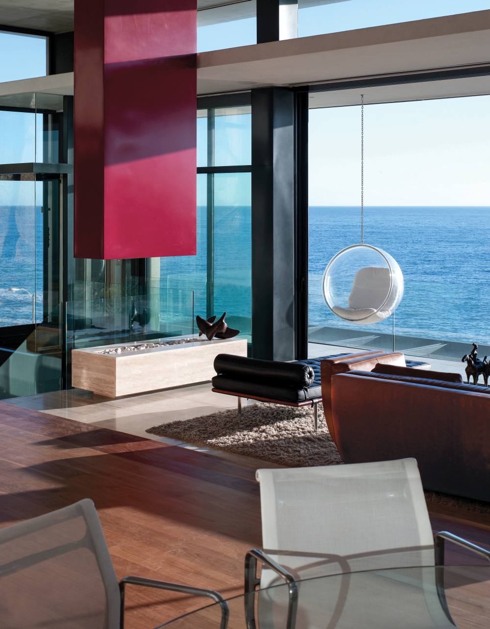 ARRCC Horizon Villa in Cape Town South Africa hanging chair