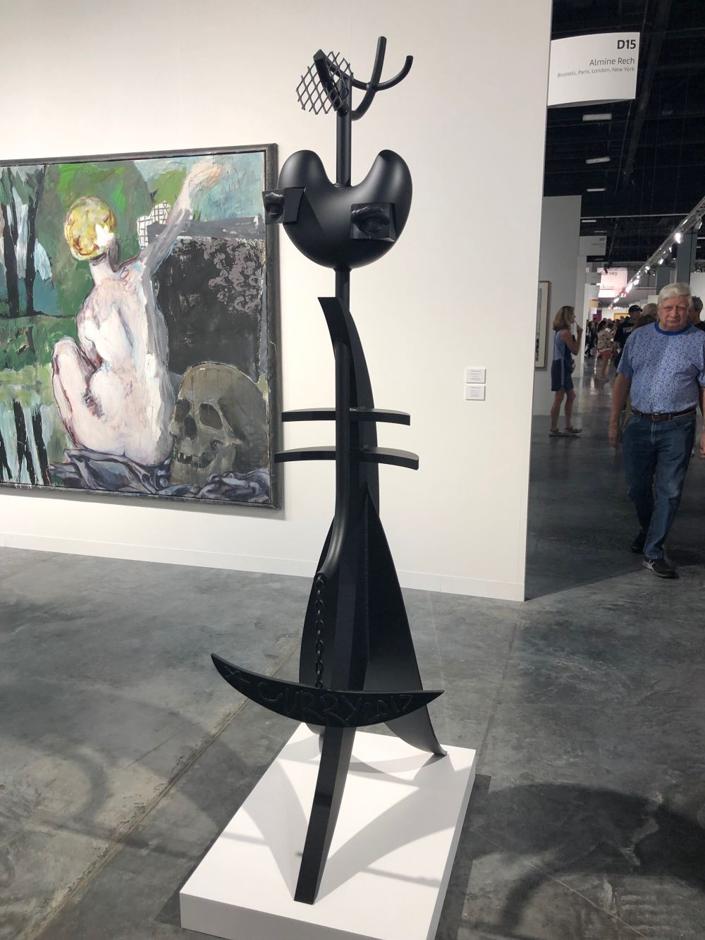 Abstract tall sculpture