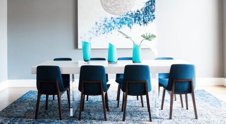 Add Peacock Blue Chairs To Your Dining Room