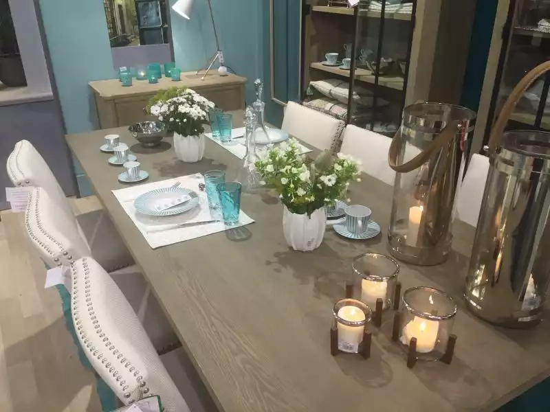 Add candles for dining table decor