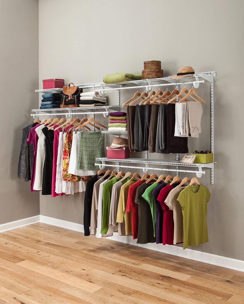 Adjustable Closet Organizer Kit