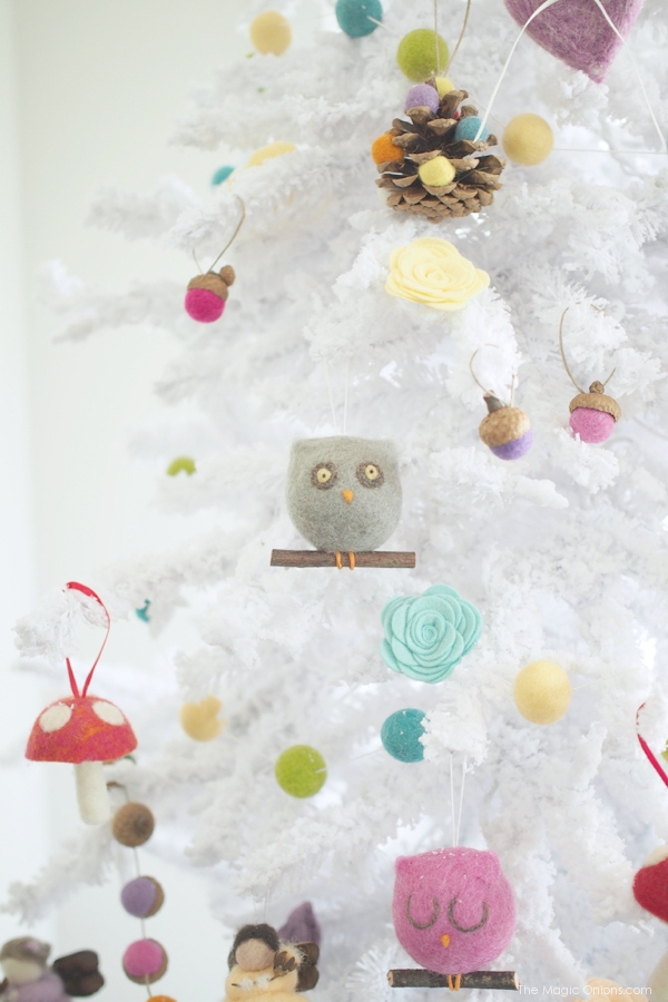 Adorbale diy felt christmas tree decoration ideas