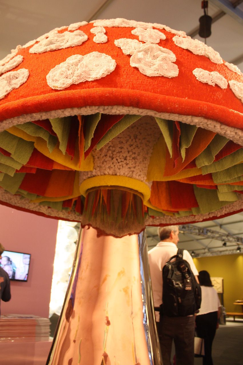 Even the underside of the mushrooms have features crafted to show textures and patterns.