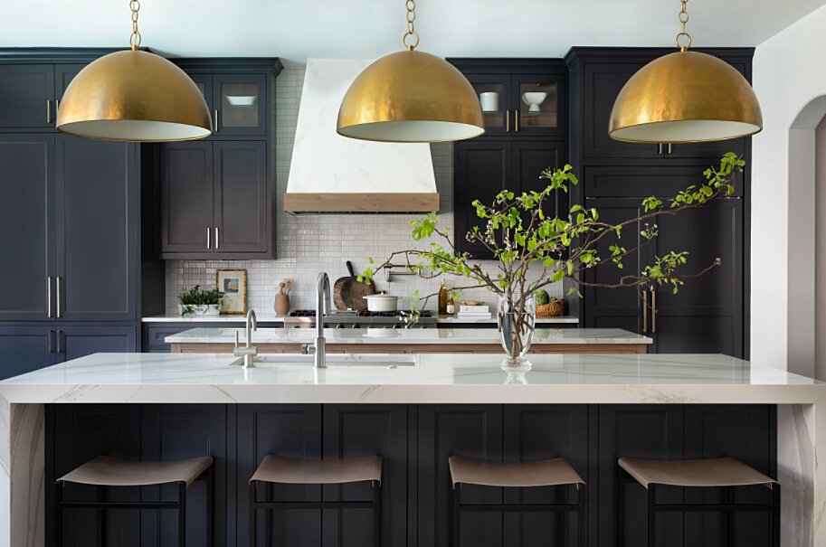 Black Kitchen Cabinets: One Color Fits All