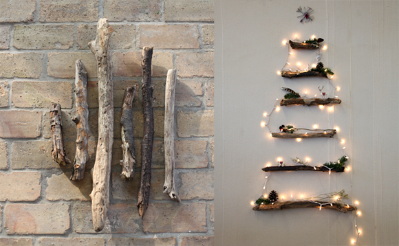 Alternative Rustic Christmas Tree