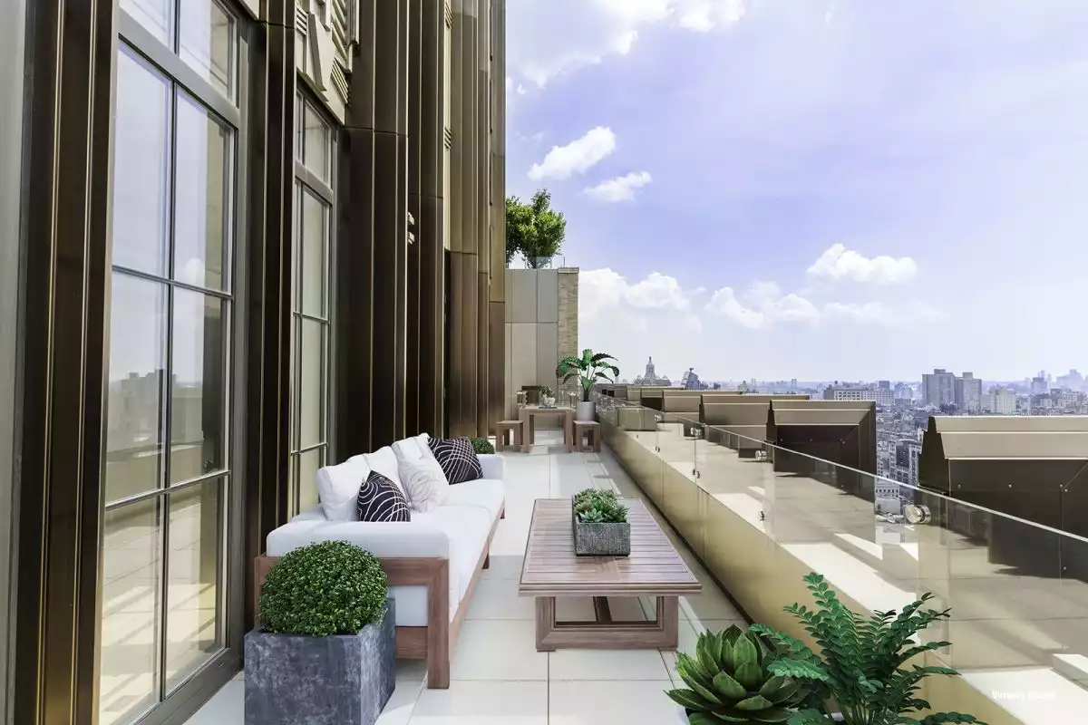 Amazing expensive 212 West 18th St PENTHOUSE1, New York apartment -balcony