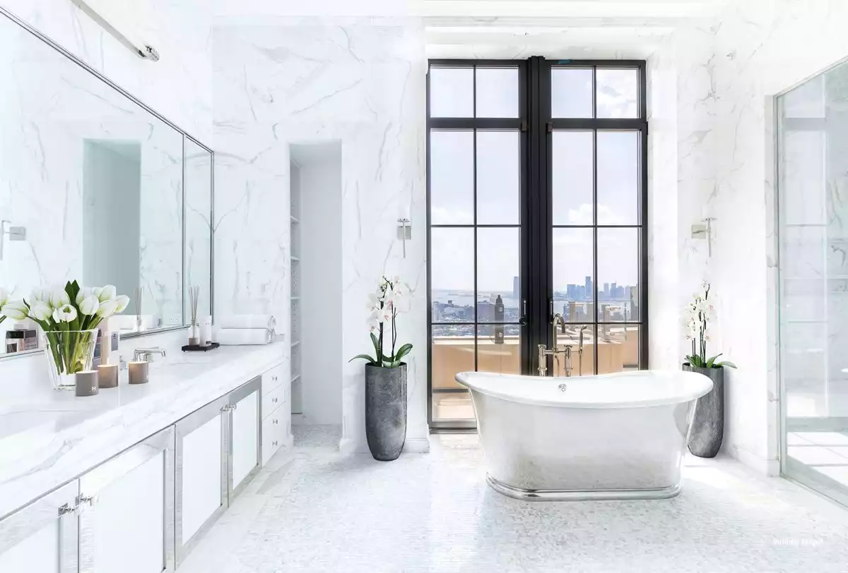 Amazing expensive 212 West 18th St PENTHOUSE1, New York apartment- bathroom