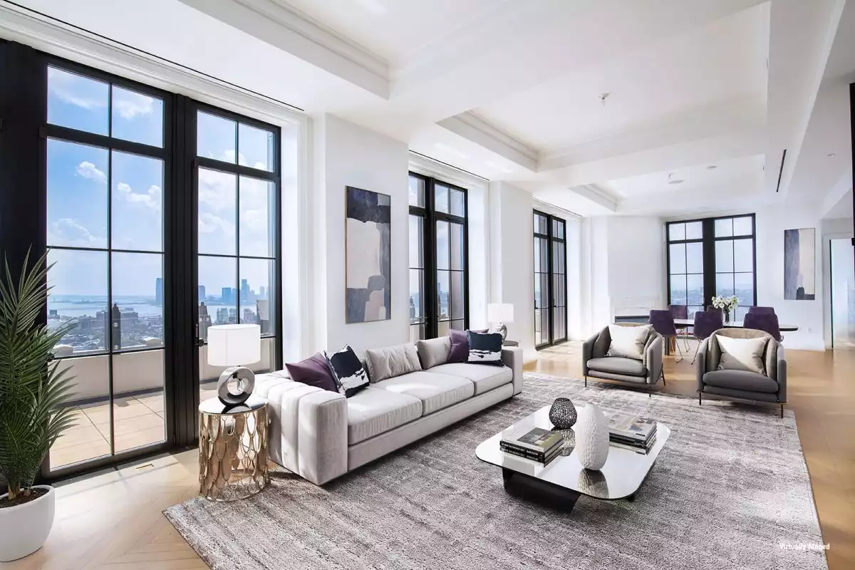 Amazing expensive 212 West 18th St PENTHOUSE1, New York apartment - living room