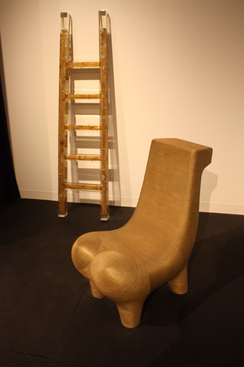 Is it body parts? A morphed body? A creature? Designer Satyendra Pakhalé created this chair. He calls himself a “cultural nomad” having grown up in India, trained in India and Switzerland, and worked internationally for two decades.