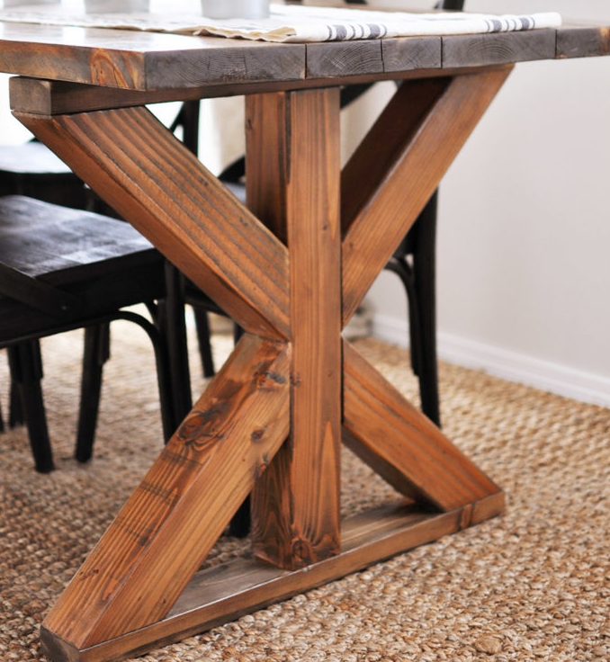 DIY Farmhouse Kitchen Table Projects For Beginners