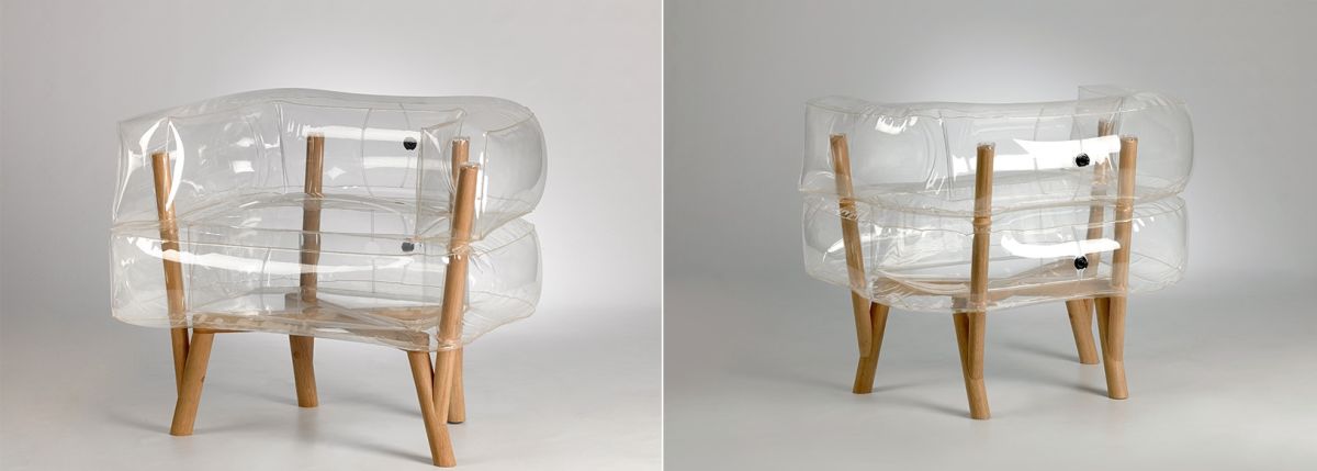 Anda tehila guy transparent inflatable chair