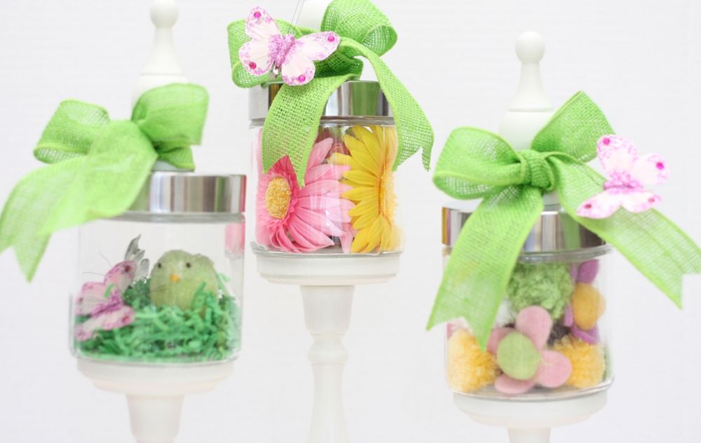 Apothecary Jars for Easter