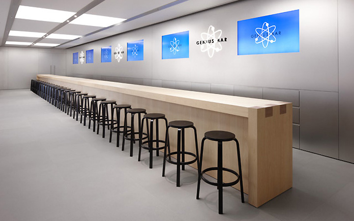 Apple Store by Bohlin Cywinski Jackson Architects Shanghai testing Table