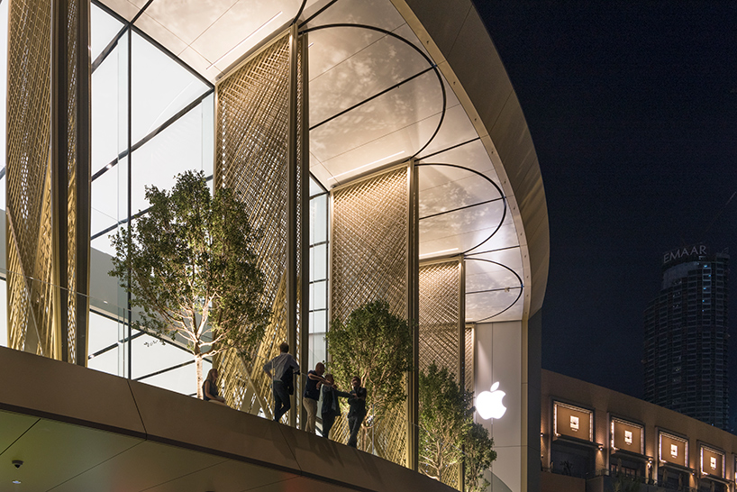 Apple dubai mall by foster and partners