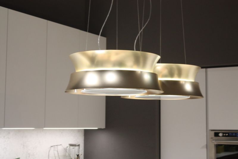 If shine and glitz are more your style, these pendants are used in a pair by Ar-Tre for kitchen island lighting.