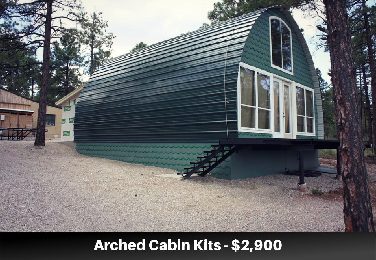 Arched Cabin Kits - $2,900