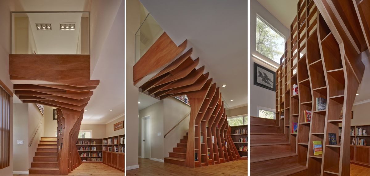 Architectural stairs by Open Source Architecture