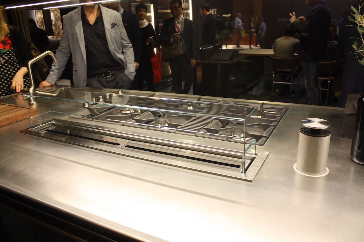 Arclinea stainless kitchen steel