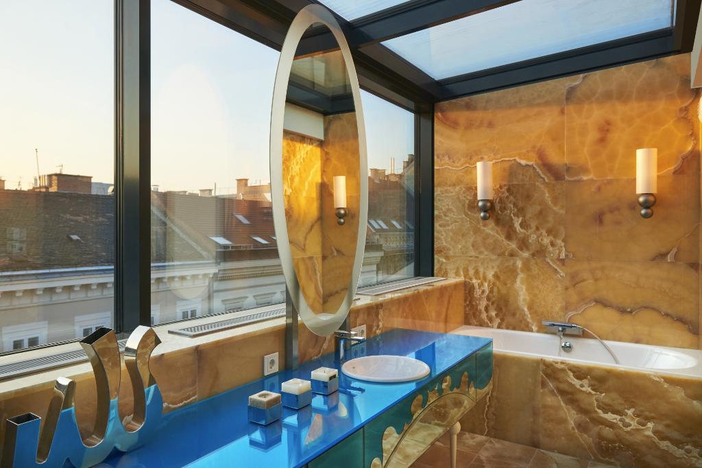 Aria Hotel Budapest by Library Hotel Collection – Budapest Hungary Luxury Bathroom