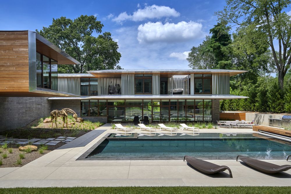 An art collector's beautiful house in Kansas