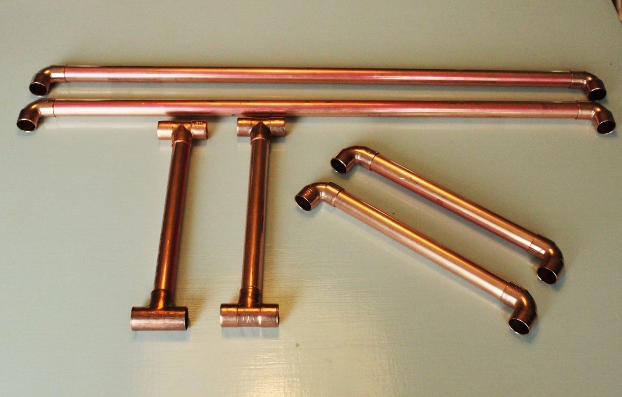 Assemble copper frame