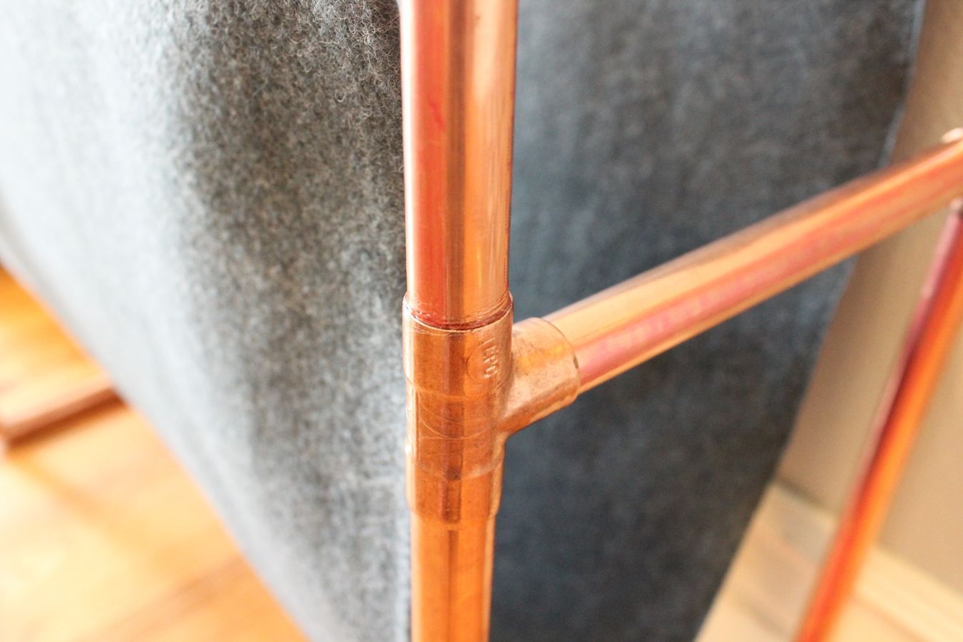 Assemble fina copper pieces