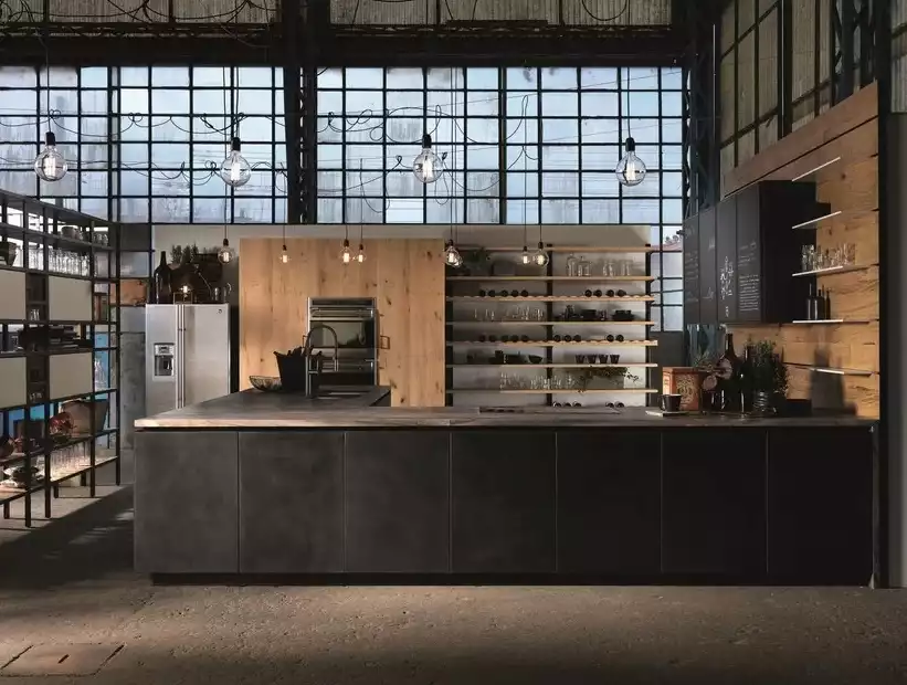 Aster indutrial modular kitchen