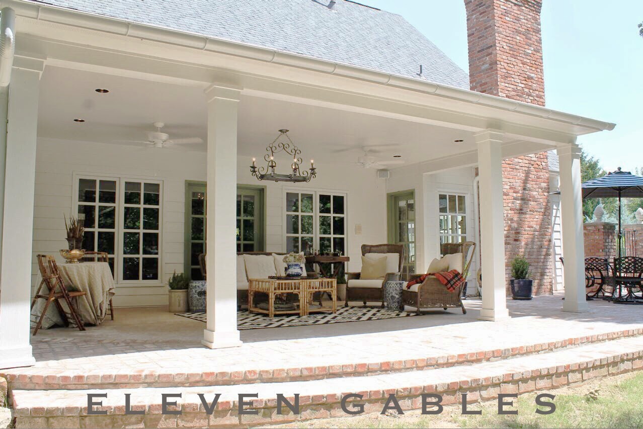 Back porch living room