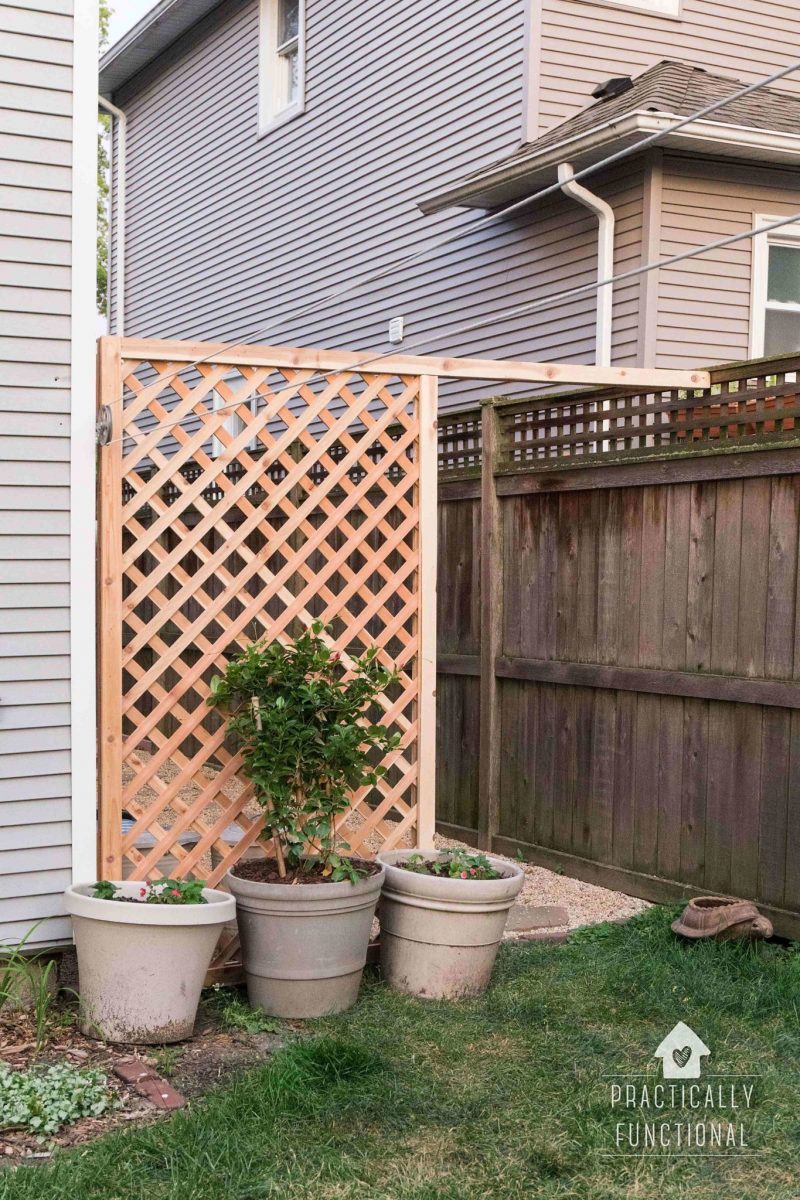 Backyard trellis project