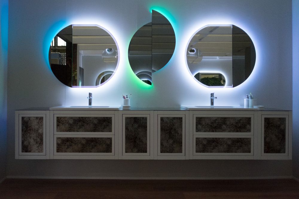 Baden Haus Bathroom furniture - LED light mirrors