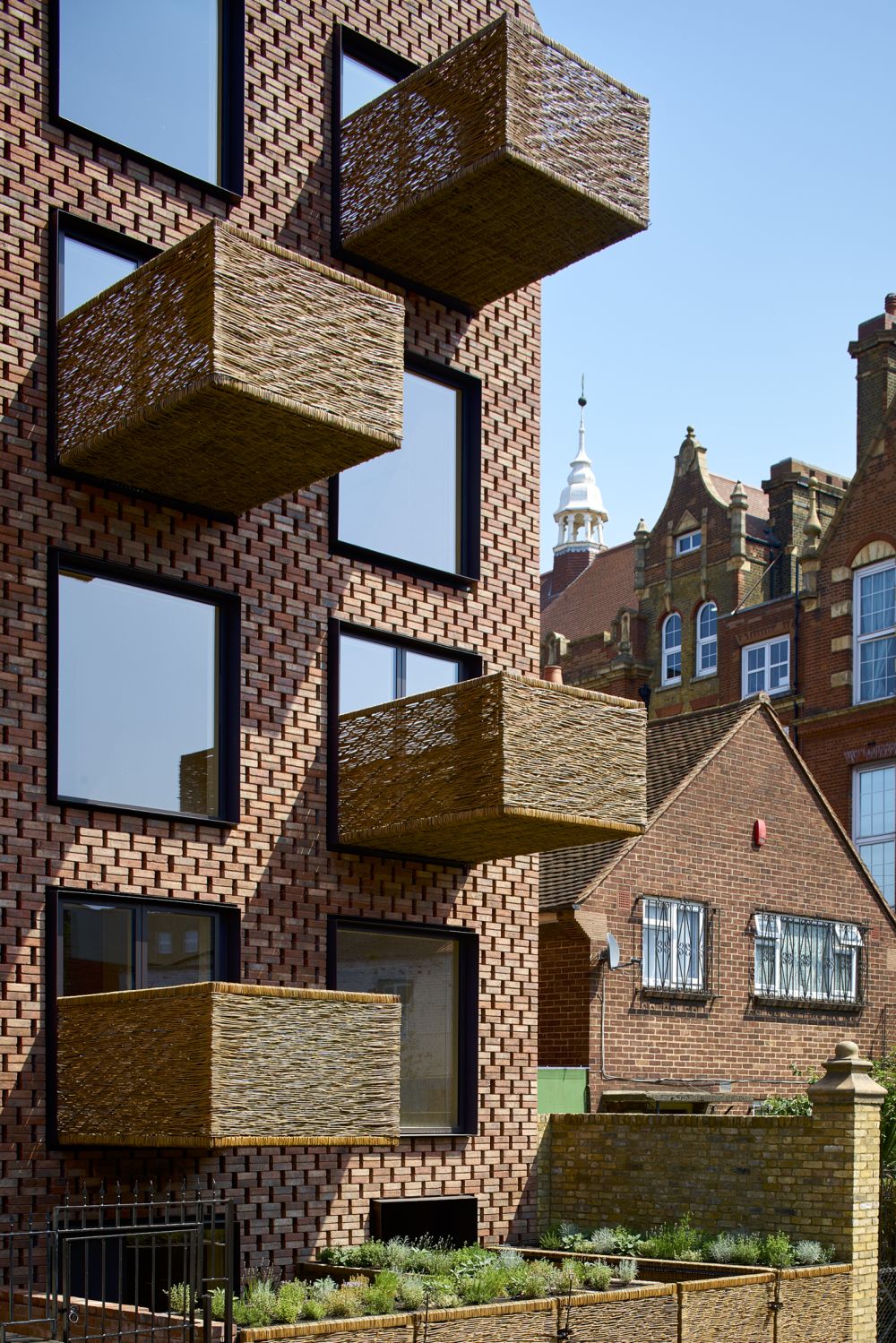 Balcony Barretts Grove by Amin Taha Architects