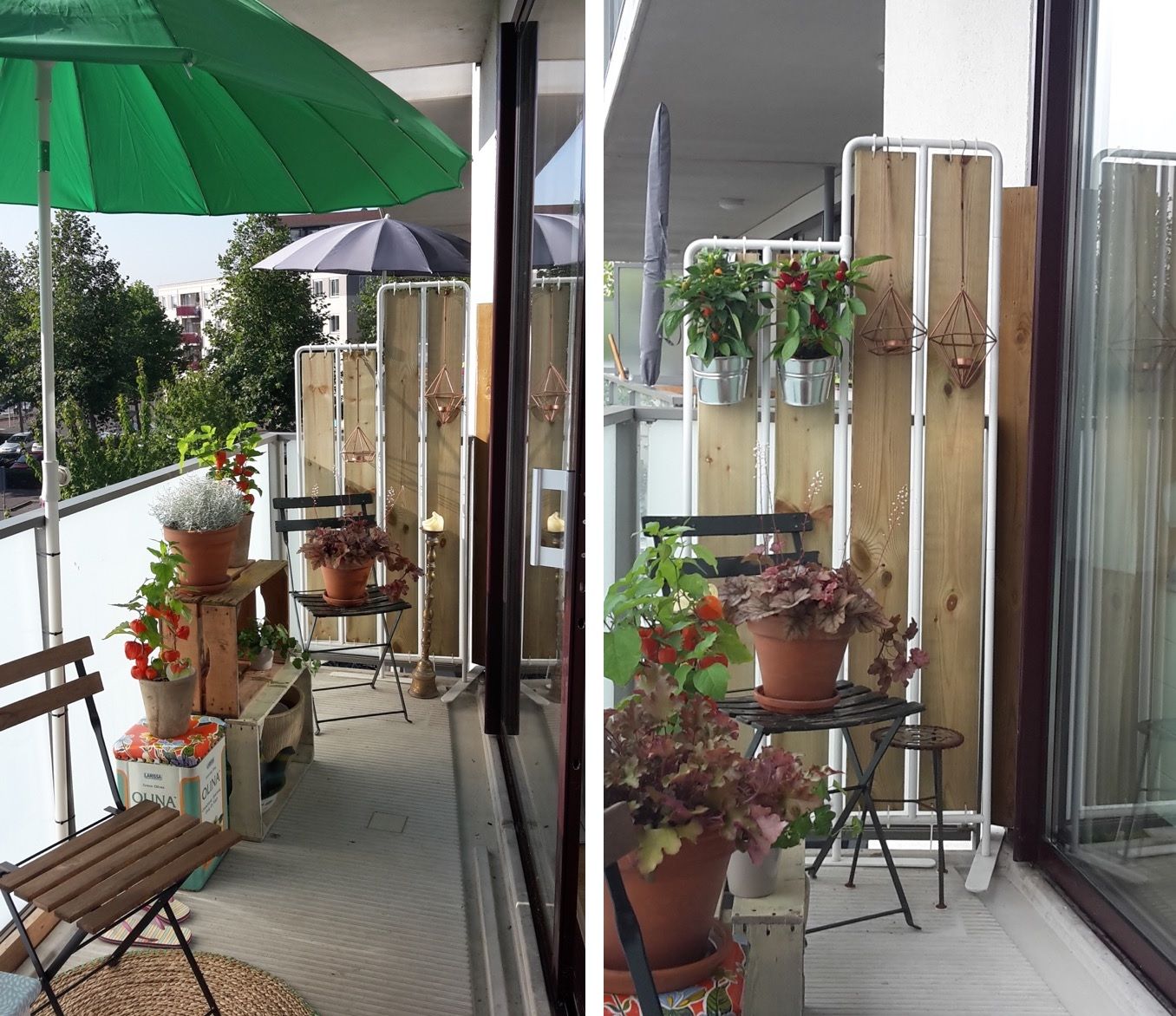 Balcony room divider