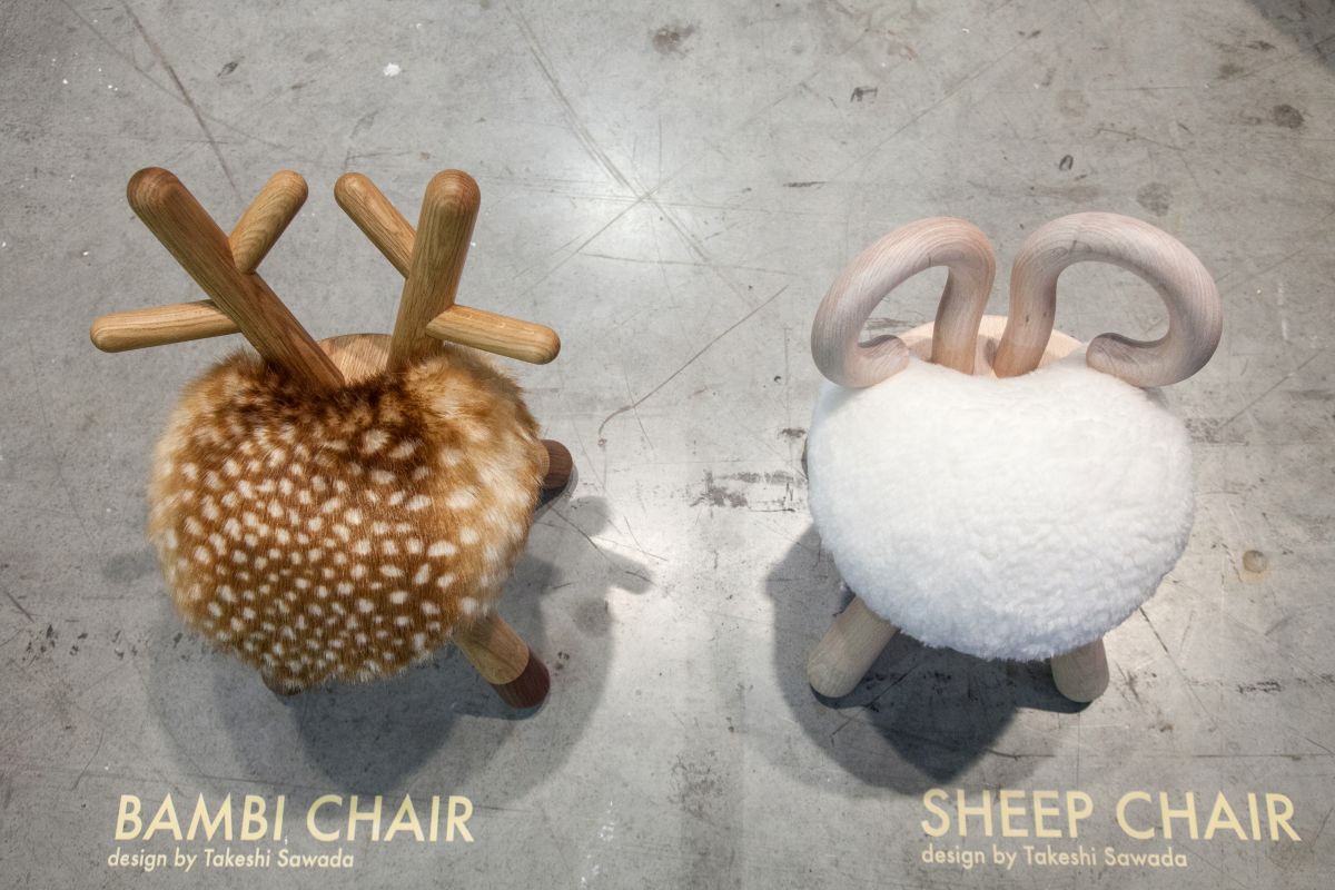 Bambi and sheep chairs