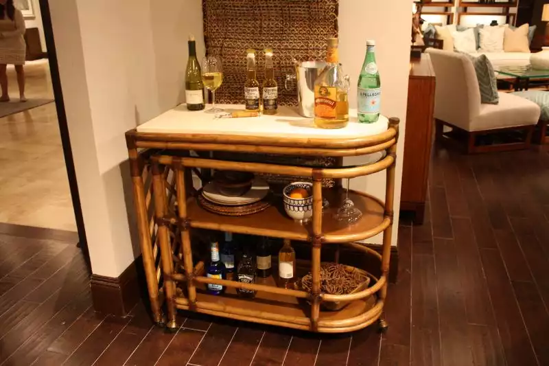 bamboo-style-bar-cart-design