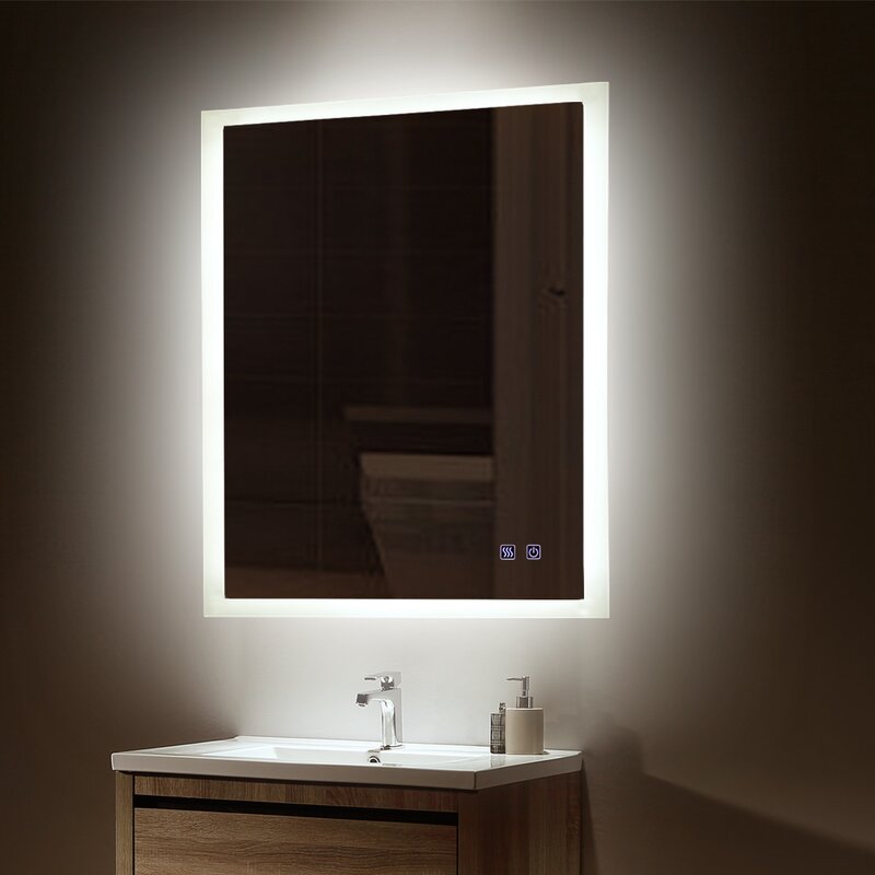 Barley Lighted Bathroom