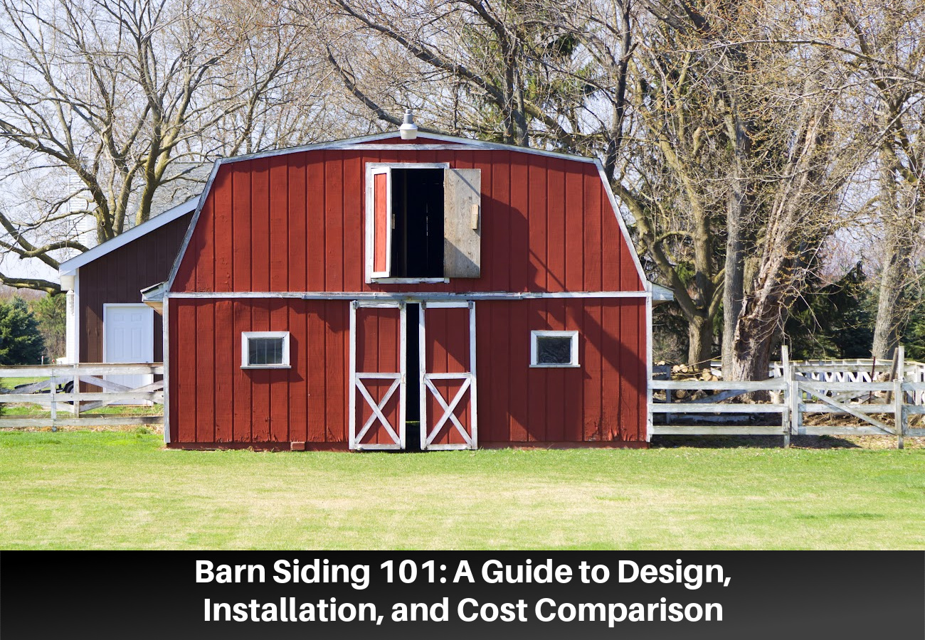 Barn Siding 101: Design, Installation, and Cost Comparison