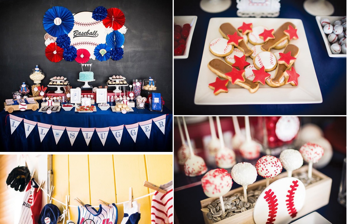 Baseball baby shower theme