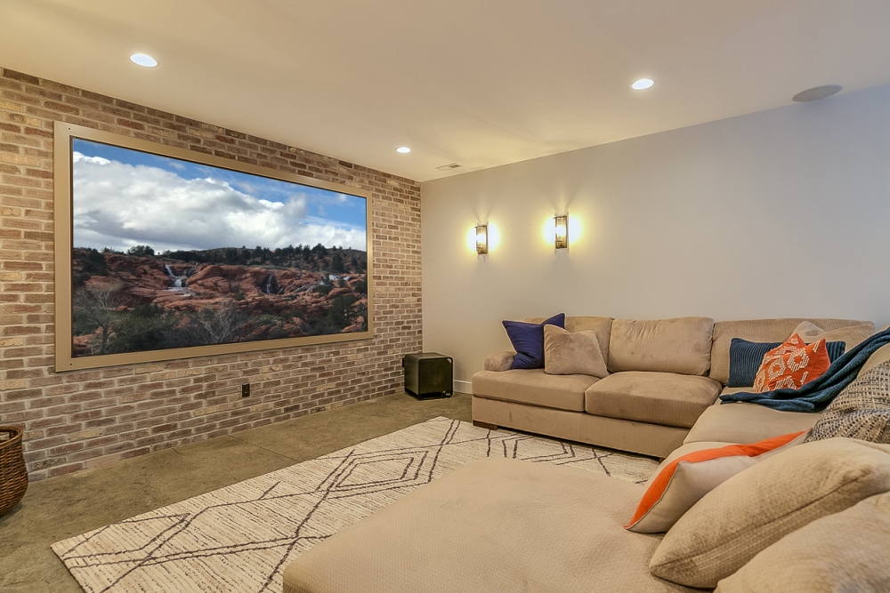 Basement concrete flooring