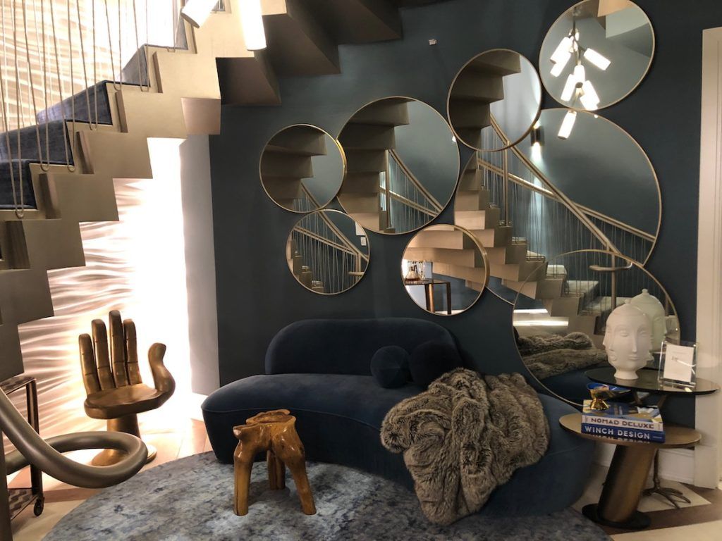Stylish and comfortable, the landing is very inviting.