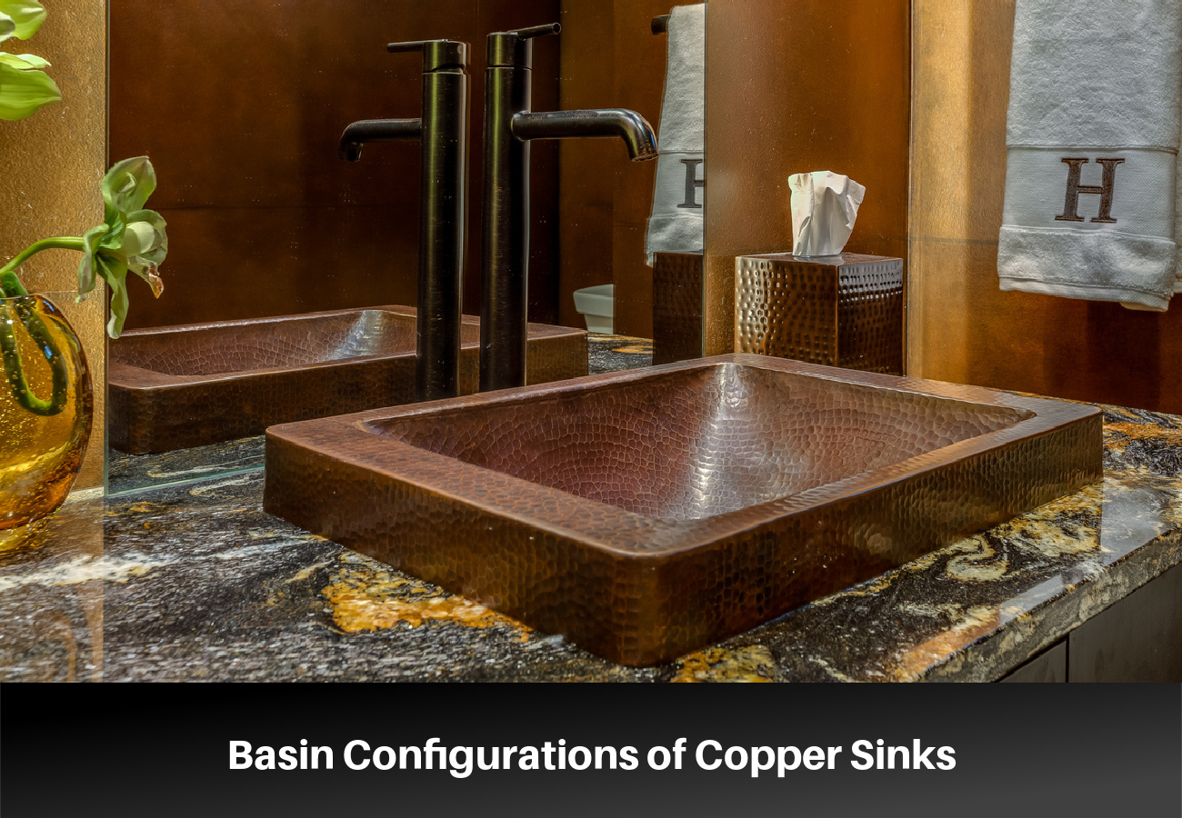 Basin Configurations of Copper Sinks