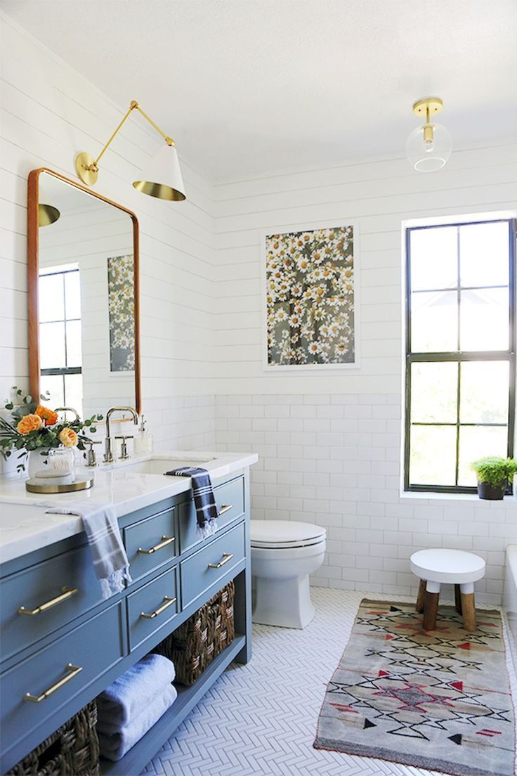 Bathroom eclectic mix design