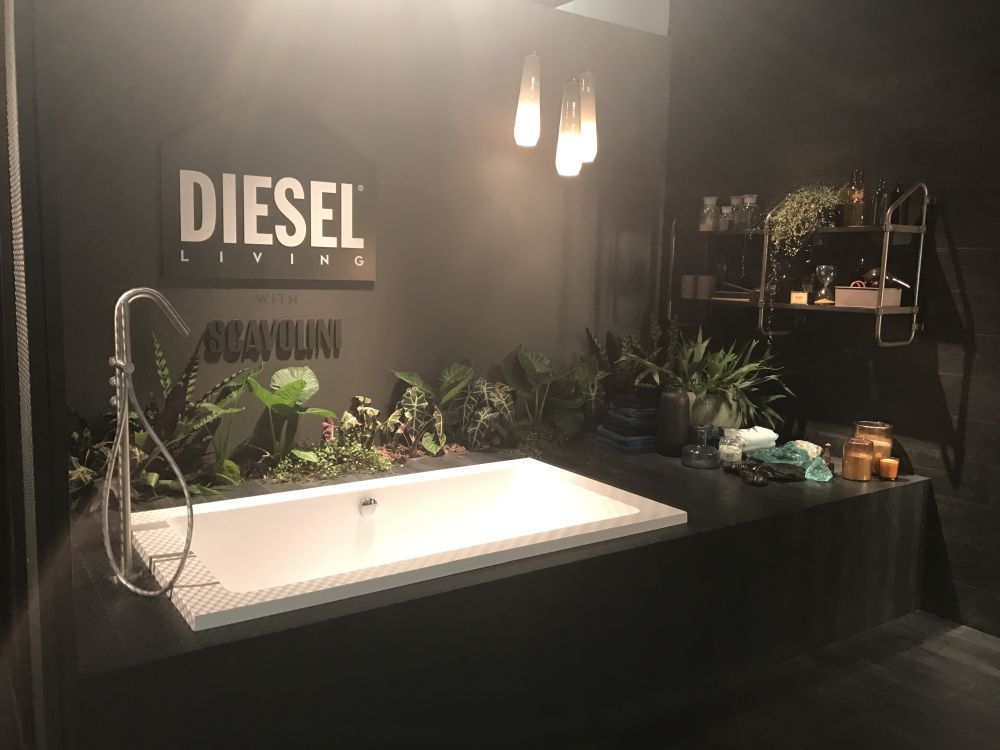 Bathtub from Diesel and Scavolini collaboration for IMM 2017