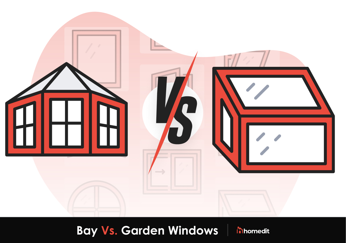 bay vs garden window