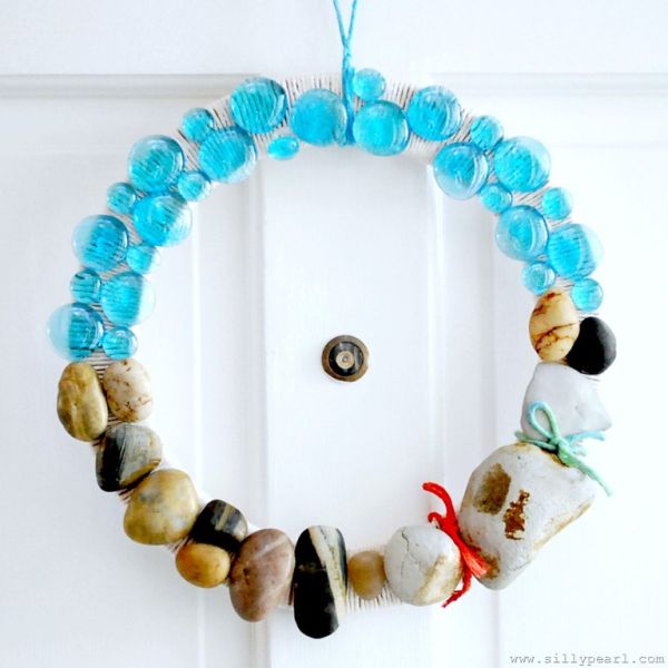 Beach Rock Wreath by The Silly Pearl